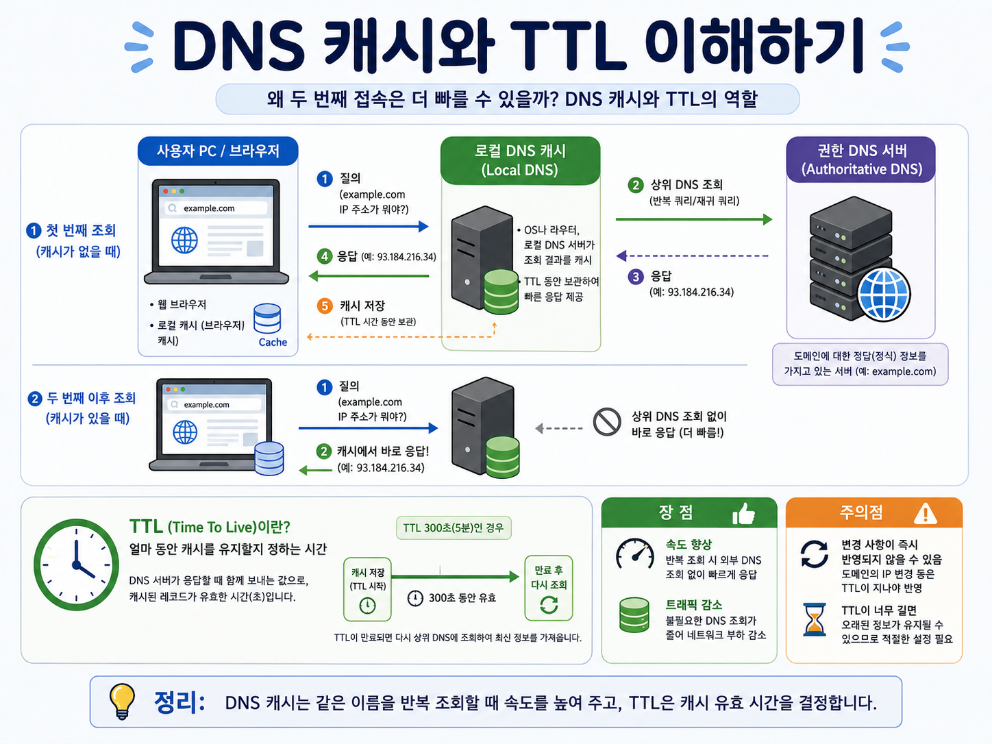 DNS 캐시와 TTL